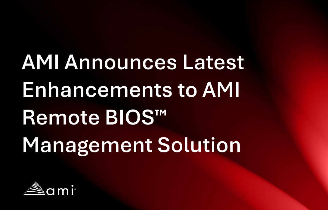 偏僻的 AMI is your low-risk partner for high-stakes innovation. Our firmware solutions drive performance, reliability and time to market when it matters most.