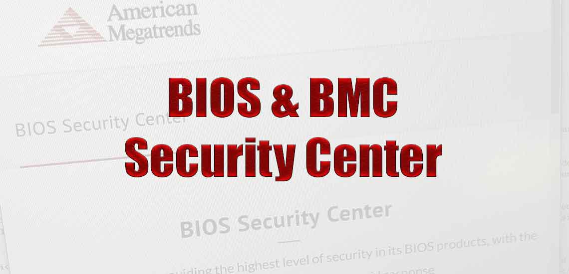 BIOS 和 BMC 安全中心