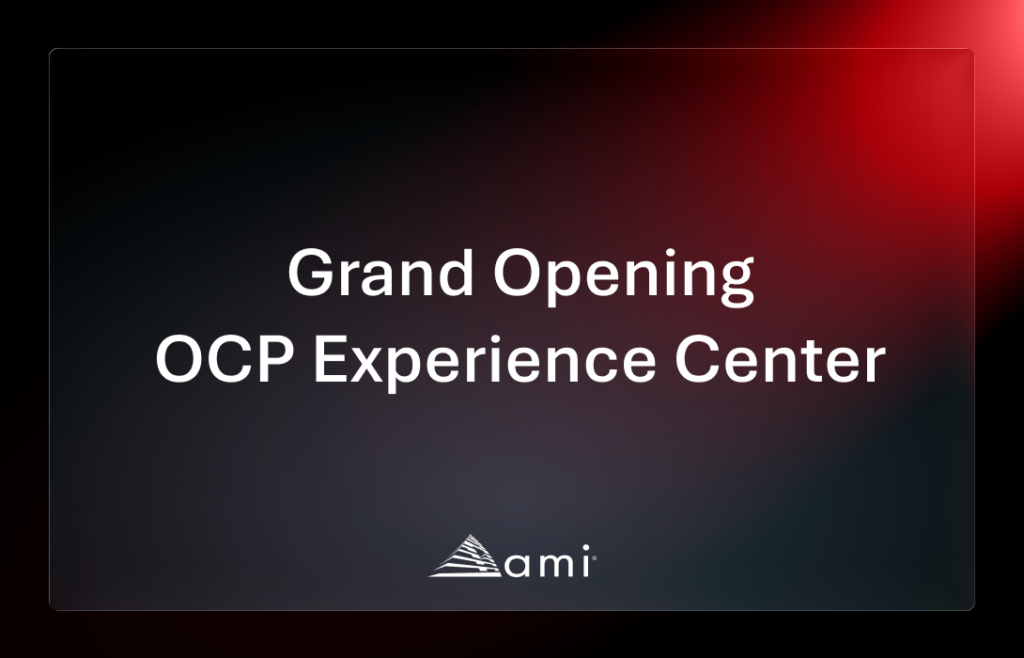 ATLANTA, GEORGIA / MUNICH, GERMANY: AMI, the global leader in Dynamic Firmware for modern computing, is proud to announce its participation in the Grand Opening of the ScaleUp Technologies OCP Experience Center on Monday, December 1, 2025, from 10:30 to...
